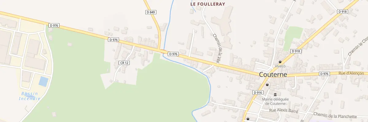 Plan du 9070 Rue d’Alencon Couterne à Rives d’Andaine