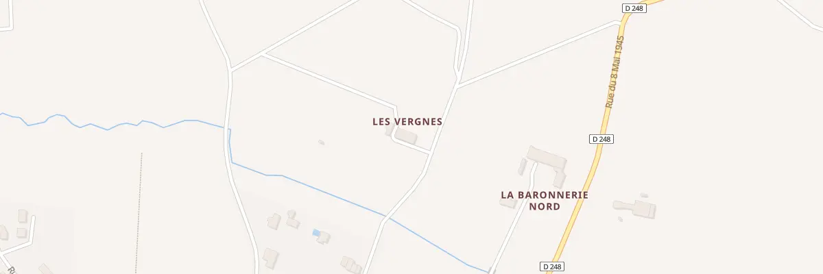 Plan du 153 Les Vergnes à Cézac
