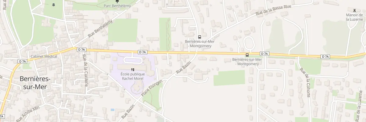 Plan du 254 Rue du Maréchal Montgomery à Bernières-sur-Mer