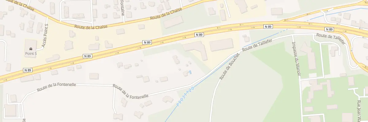 Plan du 40 Rte de la Fontenelle à Montussan