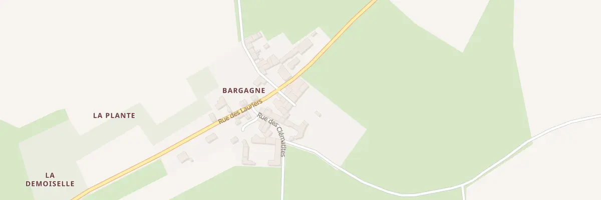 Plan du 5196 Bargagne Sud à Authon-Ébéon