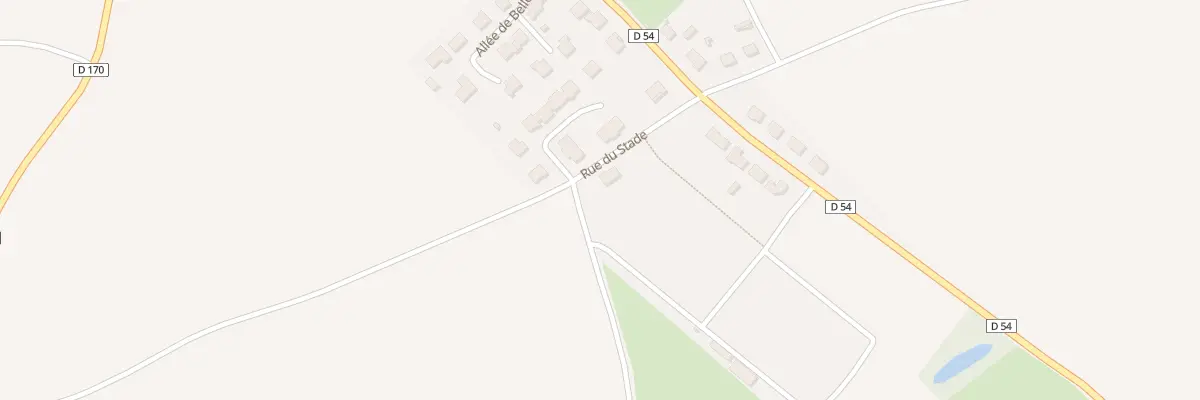 Plan du 9 Rue du Stade à Cléré-sur-Layon