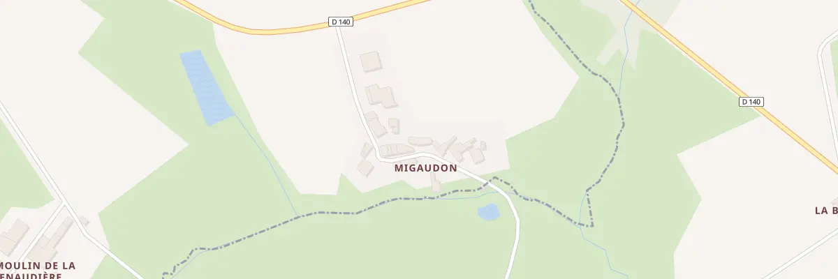 Plan du 7 Migaudon à Neuvy-Bouin