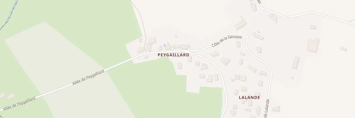 Plan du 20 All de Peygaillard à Bonnetan
