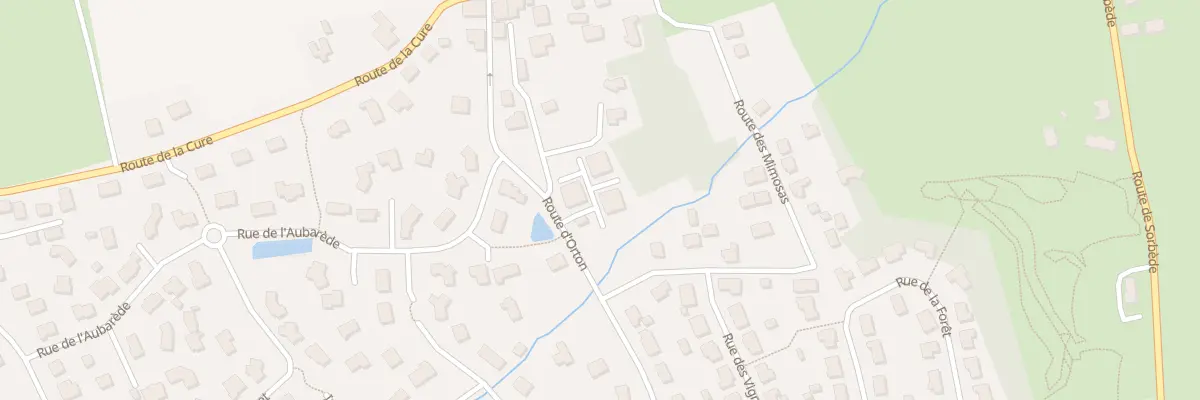 Plan du 33 Rte d’Orton à Montussan