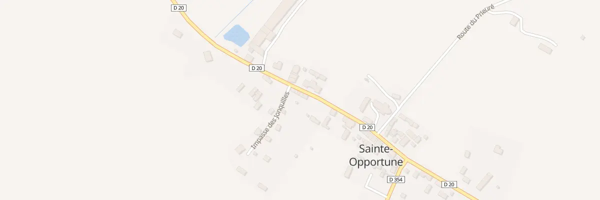 Plan du 191 Rte de la Tannerie à Sainte-Opportune