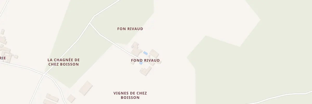 Plan du 21 Fon Rivaud à Chérac