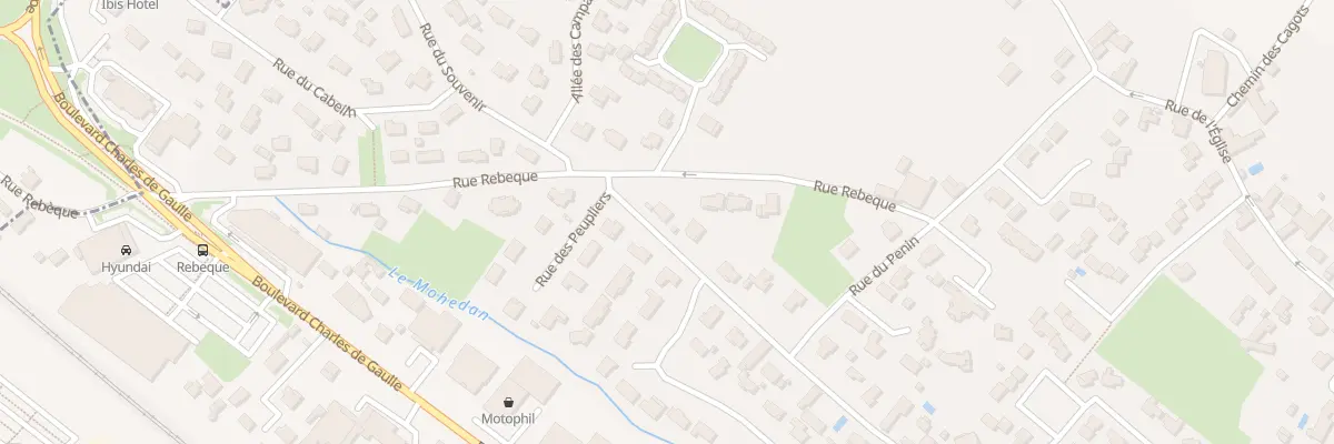 Plan du 38 Rue du Souvenir à Lons