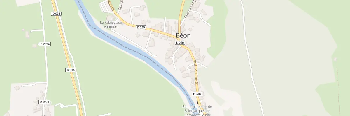 Plan du 53 Rue Lou Casteth à Aste-Béon