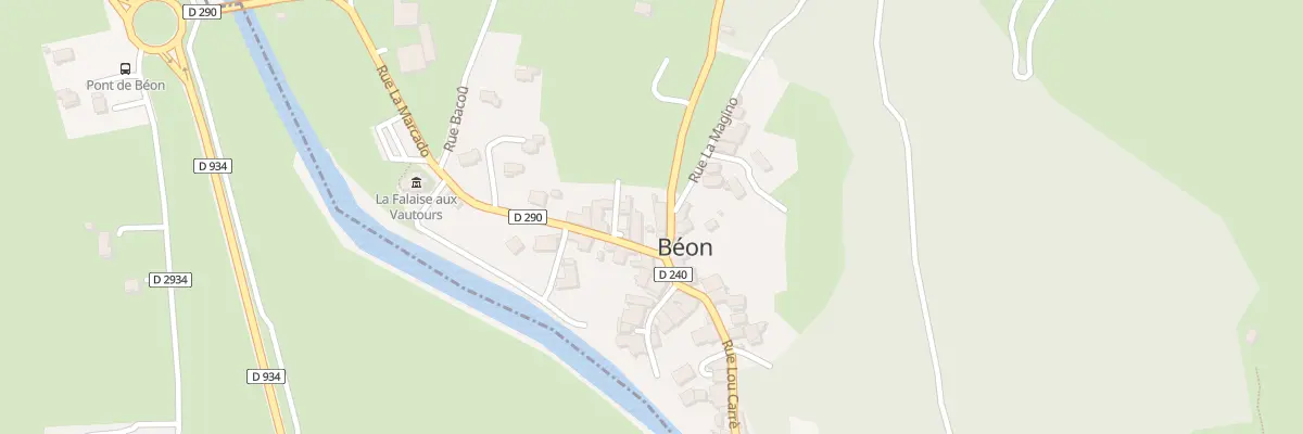 Plan du 12 Rue la Marcado à Aste-Béon