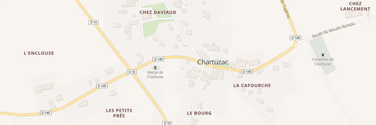 Plan du 5019 Les Petits Pres à Chartuzac