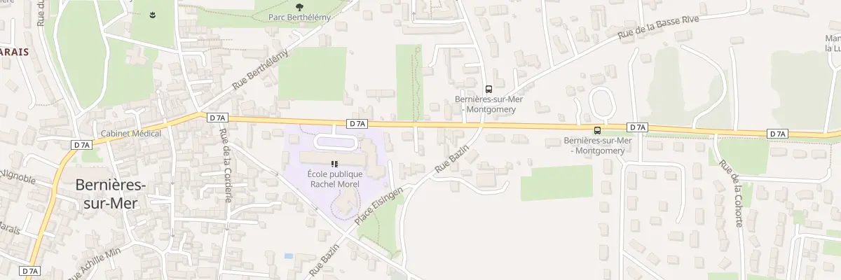 Plan du 226 Rue du Maréchal Montgomery à Bernières-sur-Mer