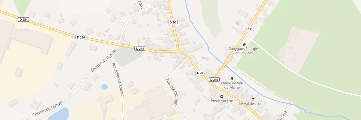 Plan du 22 Rue du Mal Leclerc à Val-du-Maine