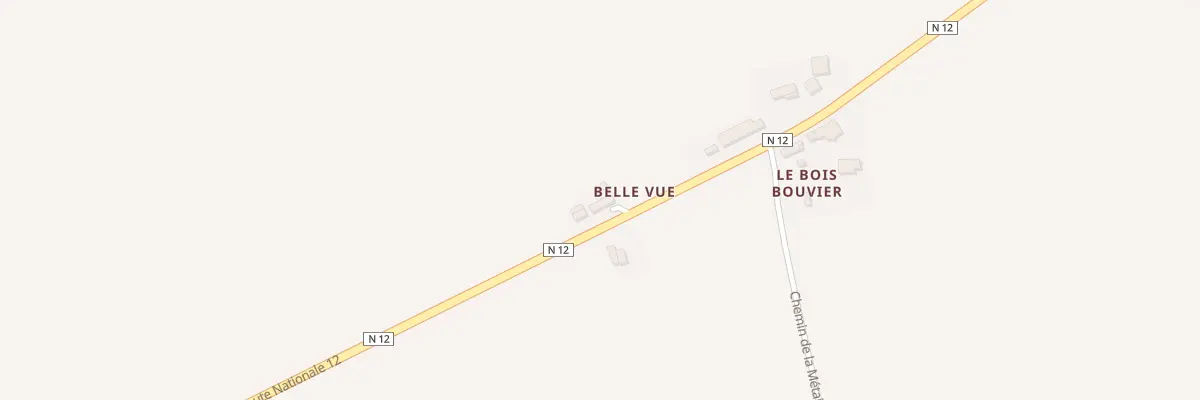 Plan du 2 Rte de Belle Vue au Ribay