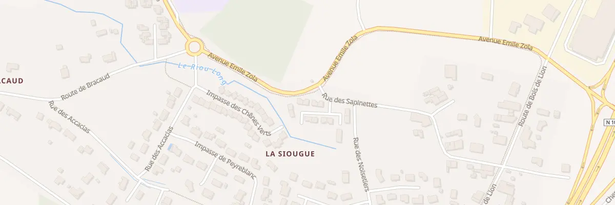 Plan du 9003 La Siougue à Peujard