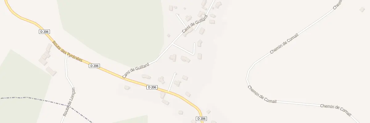 Plan du 6 Lacabanne à Lonçon