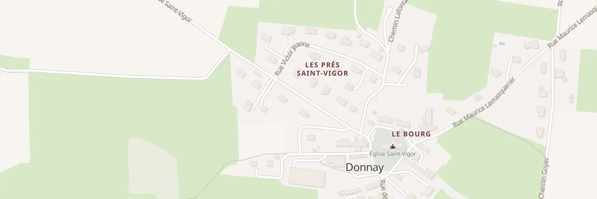 Plan du 103 Rue Saint-Vigor à Donnay