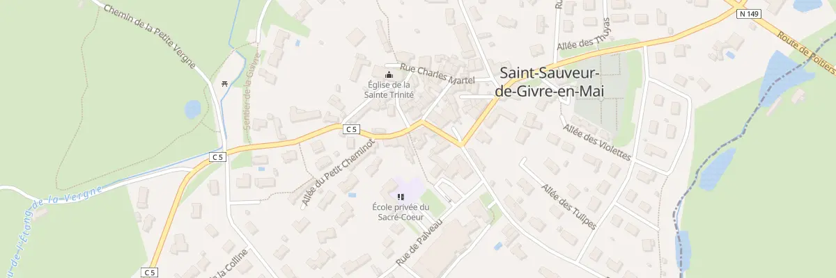 Plan du 6 Rue Charlemagne St Sauveur à Bressuire