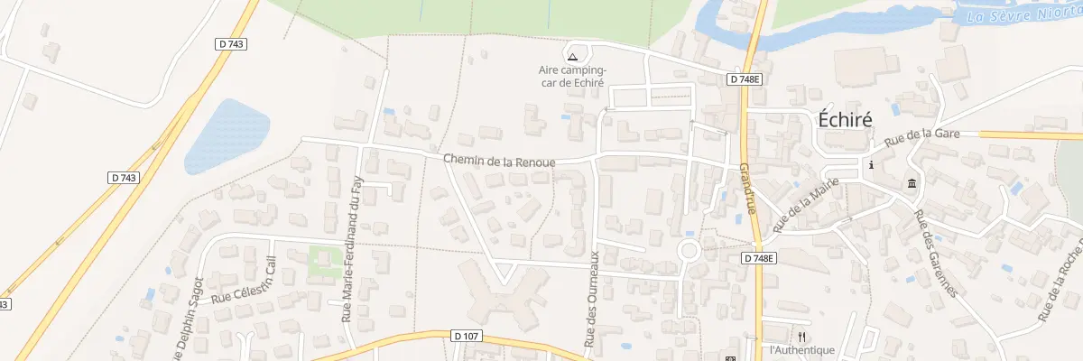 Plan du 45 Che de la Renoue à Échiré