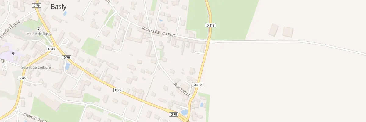 Plan du 28 Rue du Bac du Port à Basly