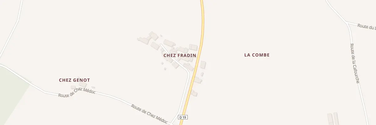 Plan du 5012 Chez Fradin à Chartuzac