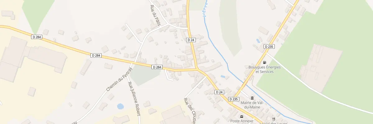 Plan du 2 Rue de la Libération à Val-du-Maine
