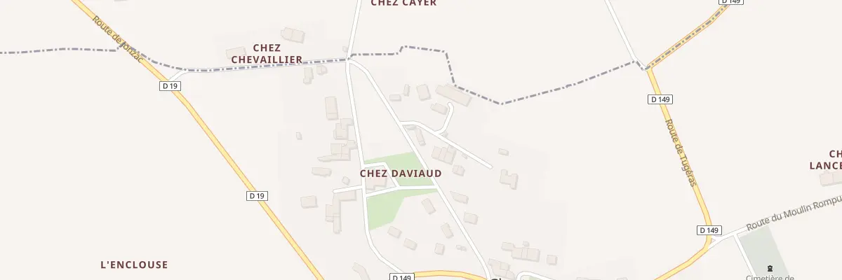 Plan du 5033 Les Petites Vignes à Chartuzac