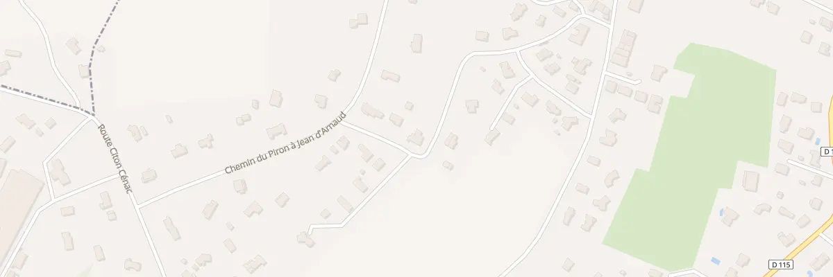 Plan du 518 Le Menusey-Nord à Sadirac
