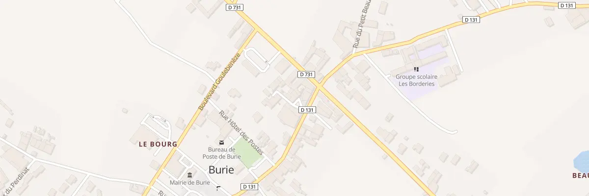 Plan du 8 Pl du Pineau à Burie