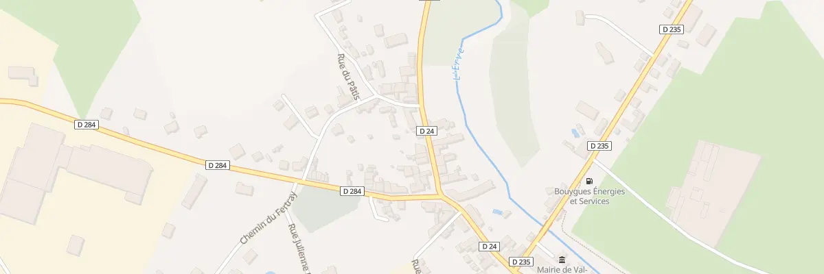 Plan du 12 Rue du Mal Leclerc à Val-du-Maine