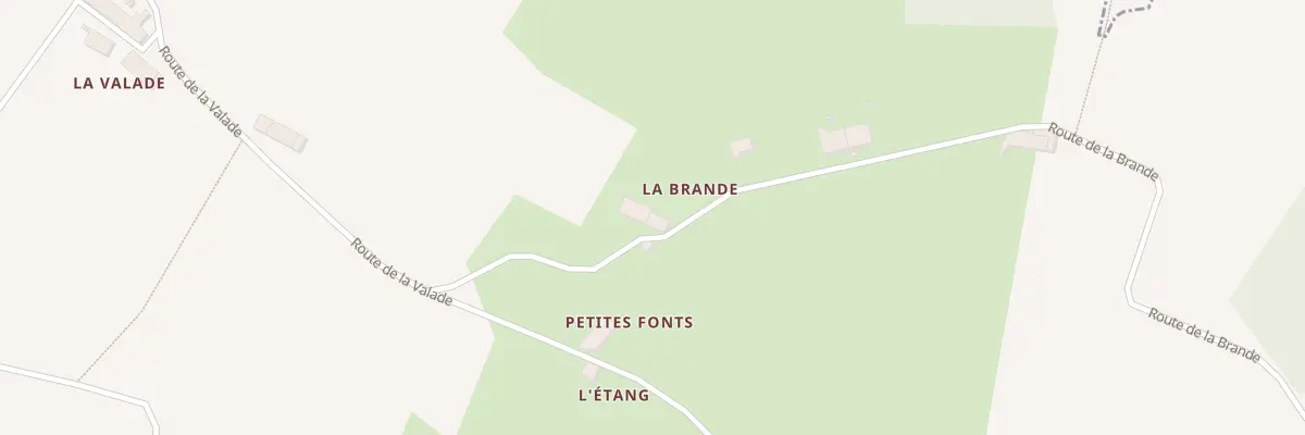 Plan du 4 La Brande à Saint-Mariens