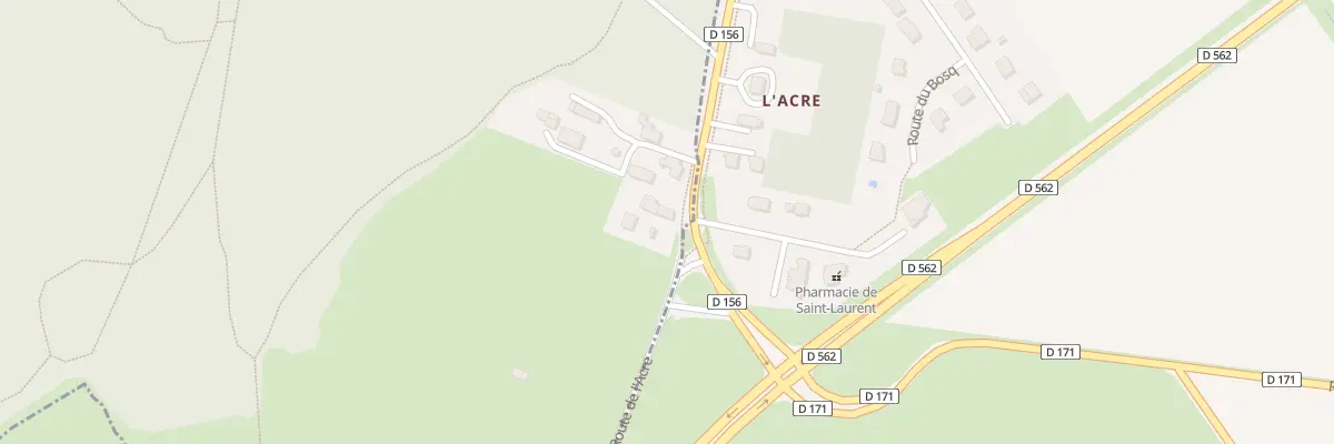 Plan du 46 Rte de l’Acre à Grimbosq