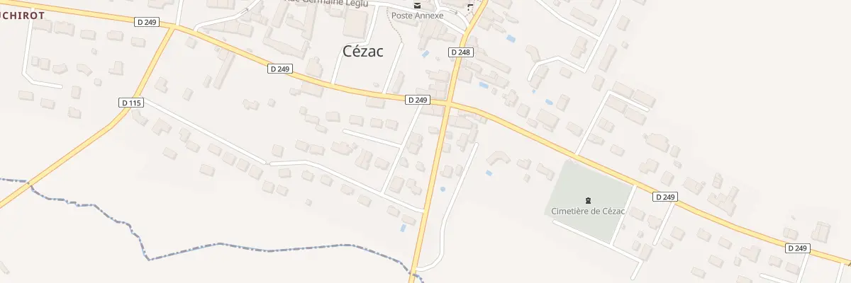 Plan du 50 Le Bourg à Cézac