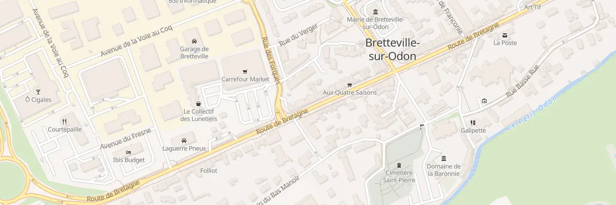 Plan du 194 Rte de Bretagne à Bretteville-sur-Odon