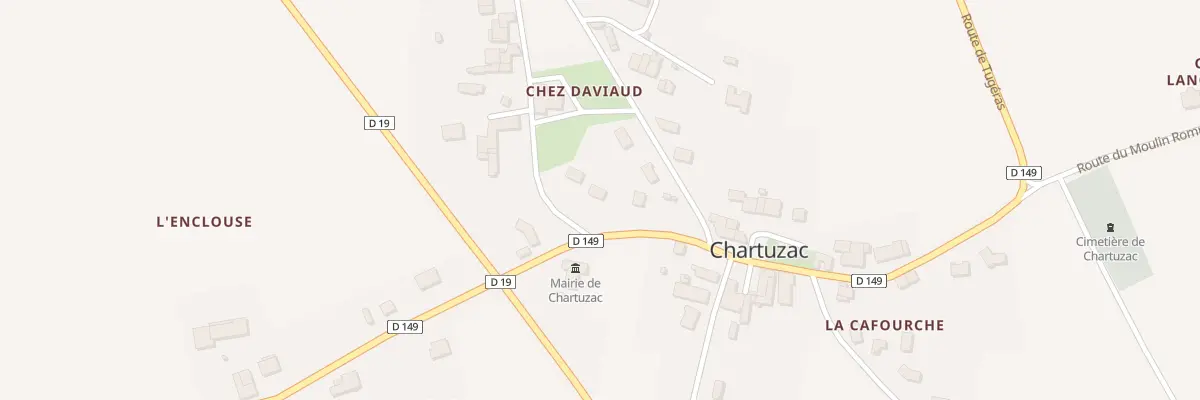 Plan du 5077 Chez Daviaud à Chartuzac