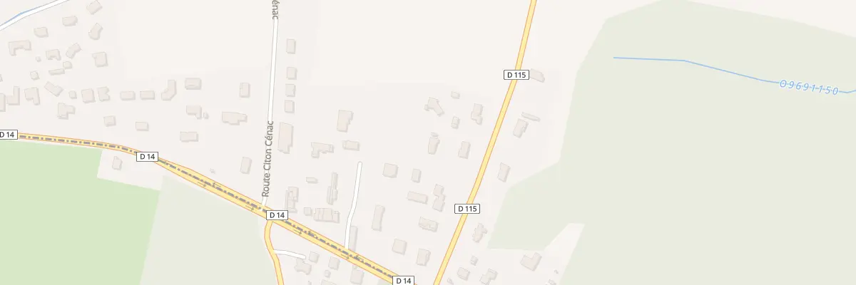 Plan du 93B Rte de Saint-Caprais à Sadirac