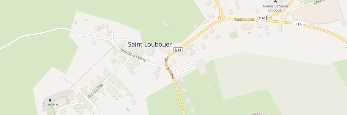 Plan du 233 Rte de Vielle à Saint-Loubouer