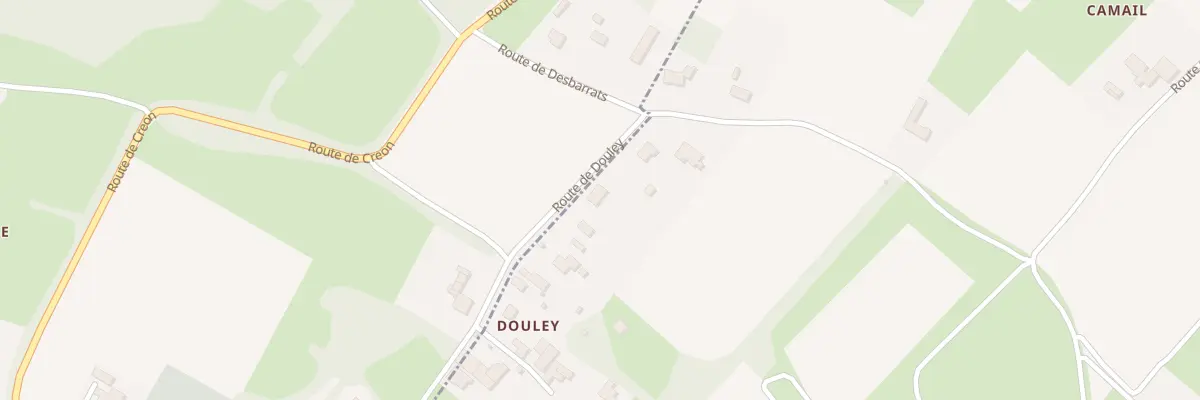 Plan du 435 Rte de Douley à Tabanac