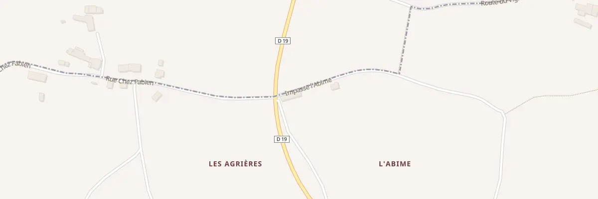 Plan du 2 Imp l’Abîme à Coux
