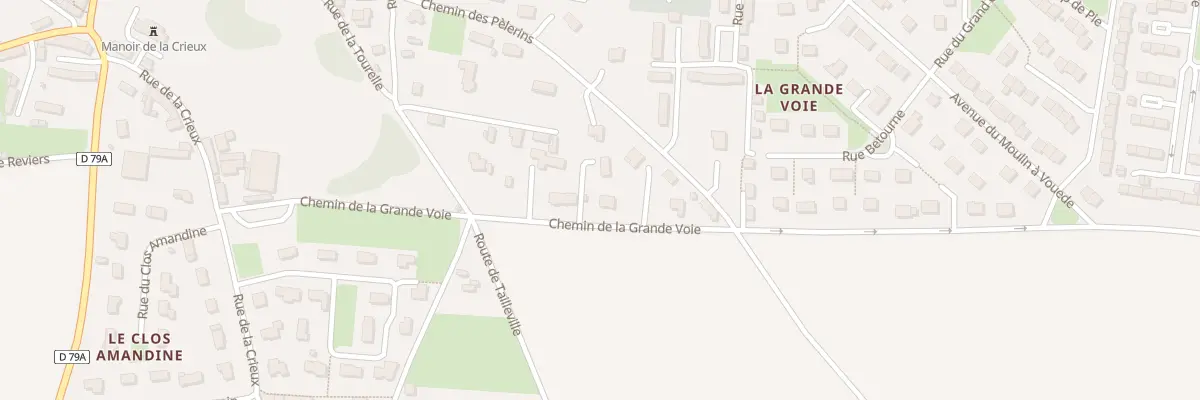 Plan du 301 Che de la Grande Voie à Bernières-sur-Mer