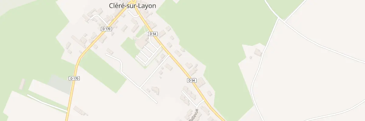 Plan du 11 Rue St Pierre à Cléré-sur-Layon