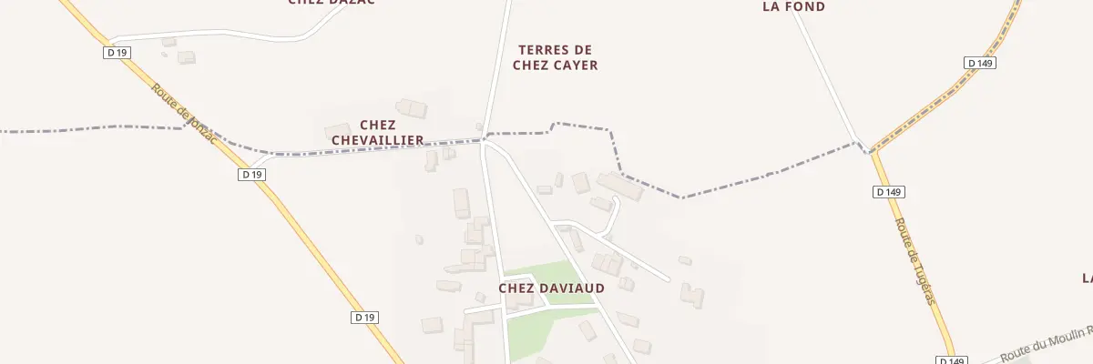 Plan du 5035 Les Petites Vignes à Chartuzac