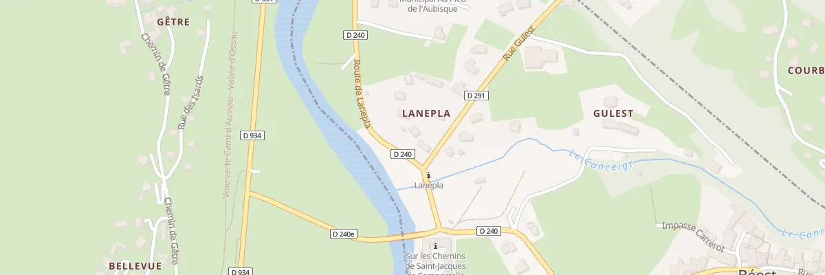 Plan du 5067 Lanepla à Béost