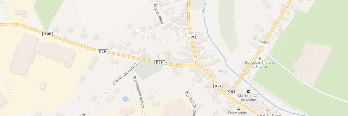 Plan du 6 Rue de la Libération à Val-du-Maine