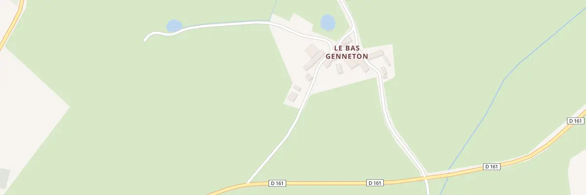 Plan du 1 Le Bas Genneton à Genneton