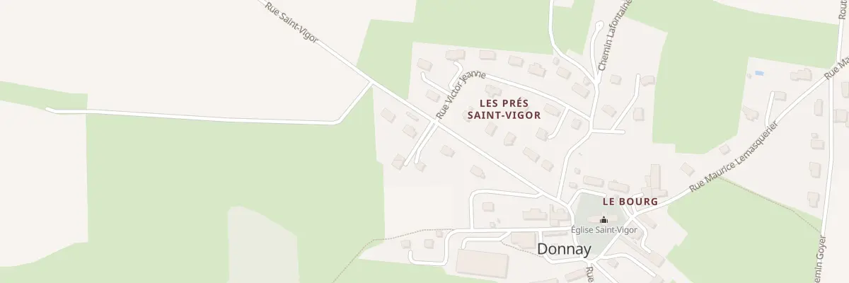 Plan du 177 Rue Saint-Vigor à Donnay