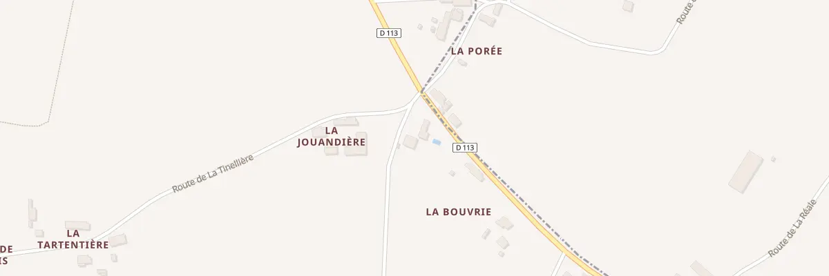 Plan du 5229 La Jouandiere au Plessis-Grammoire