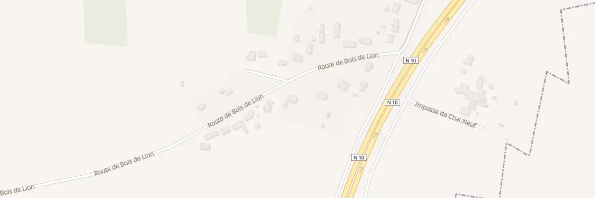 Plan du 5233 La Poste du Bois Martin à Peujard
