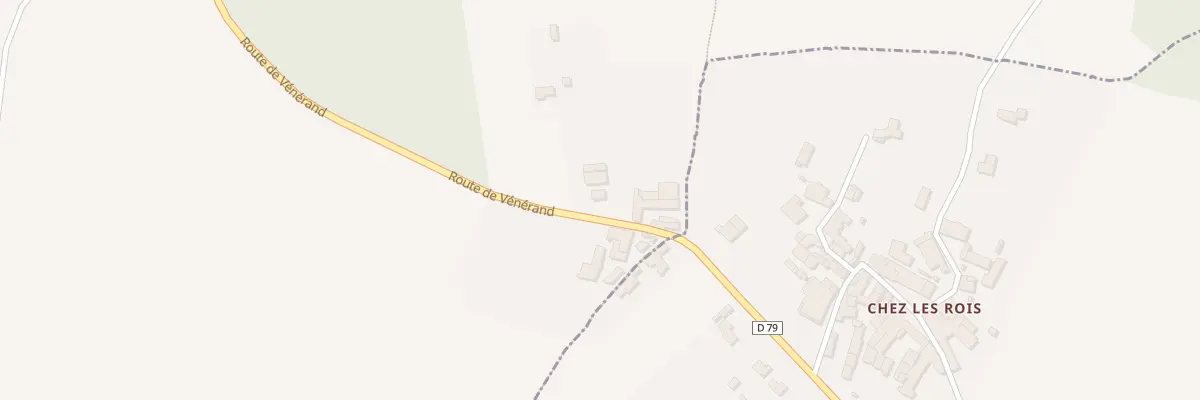 Plan du 8 Rte de Vénérand à Chérac