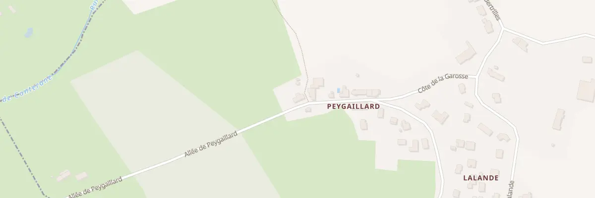 Plan du 15 All de Peygaillard à Bonnetan
